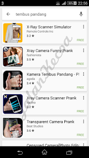 Aplikasi Android Kamera Tembus Pandang ?